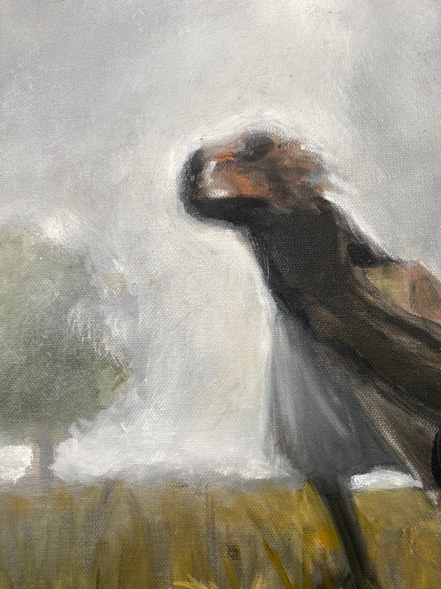 'Finding Home' 30x40" Oil Painting