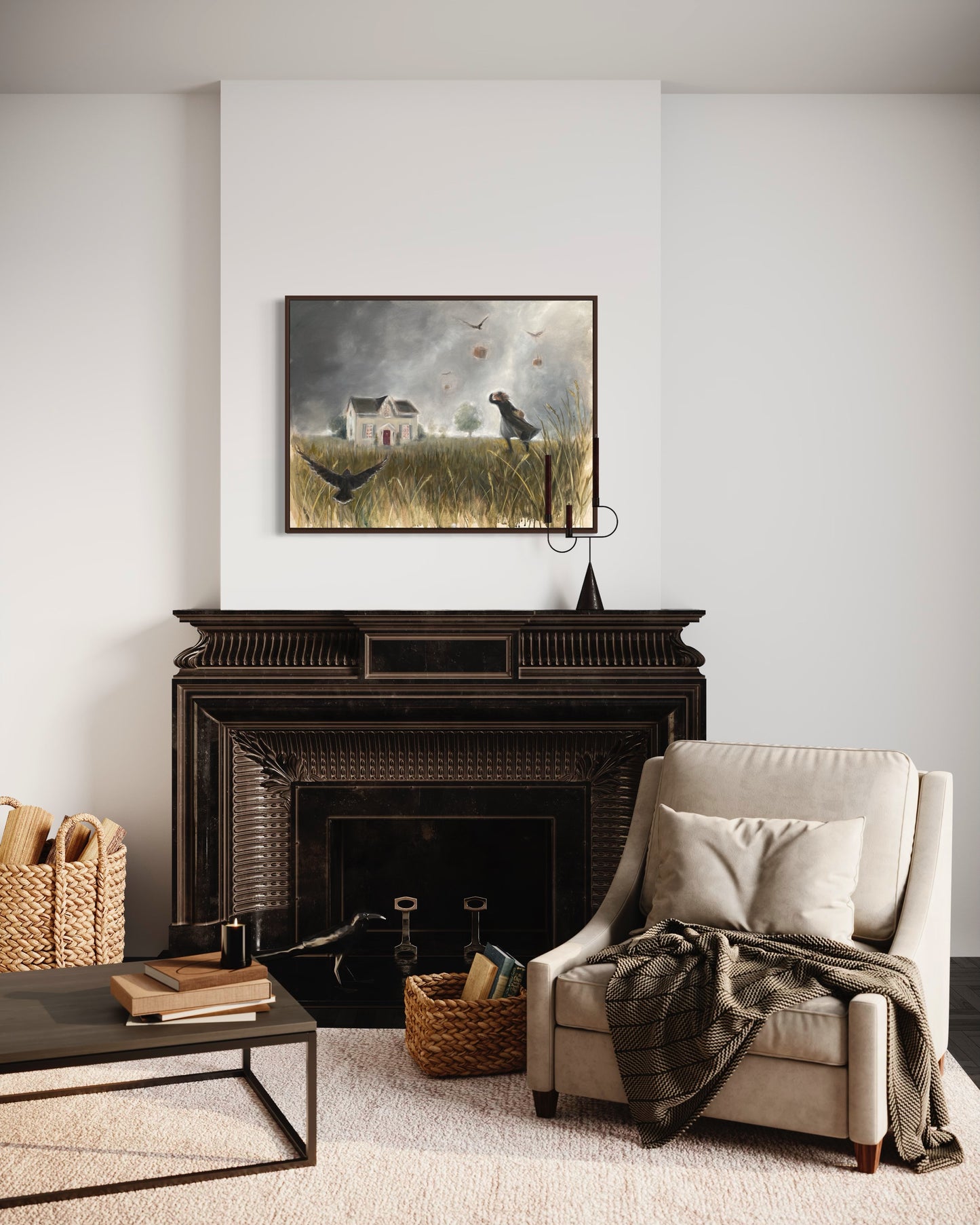 'Finding Home' 30x40" Oil Painting