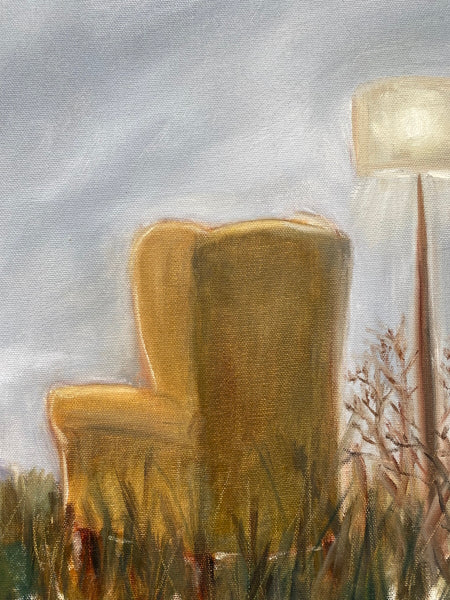 'Unfinished Pages' 20x24" Oil Painting