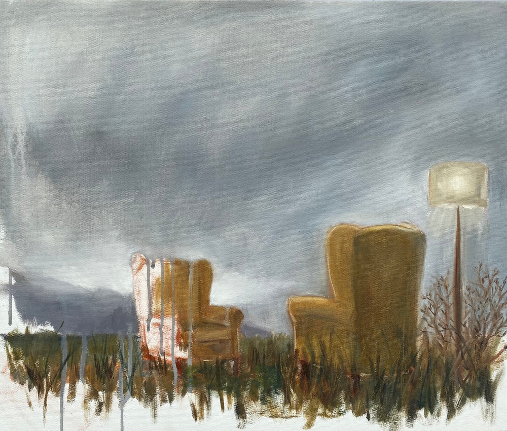 'Unfinished Pages' 20x24" Oil Painting