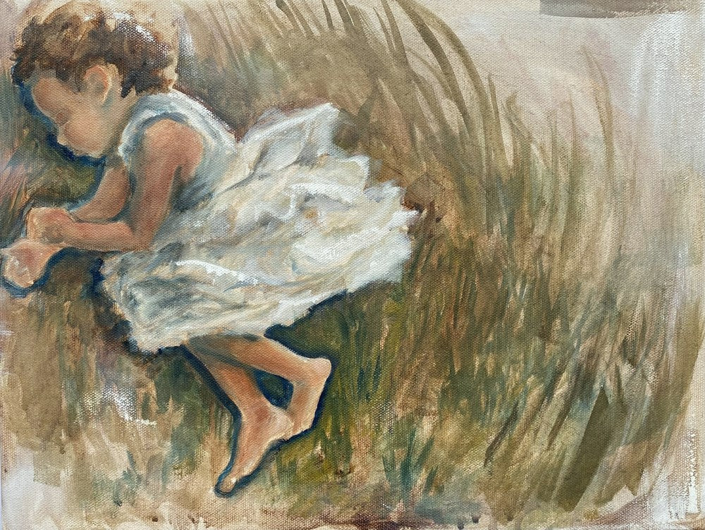 'When She Awakens' 12x16" Oil Painting