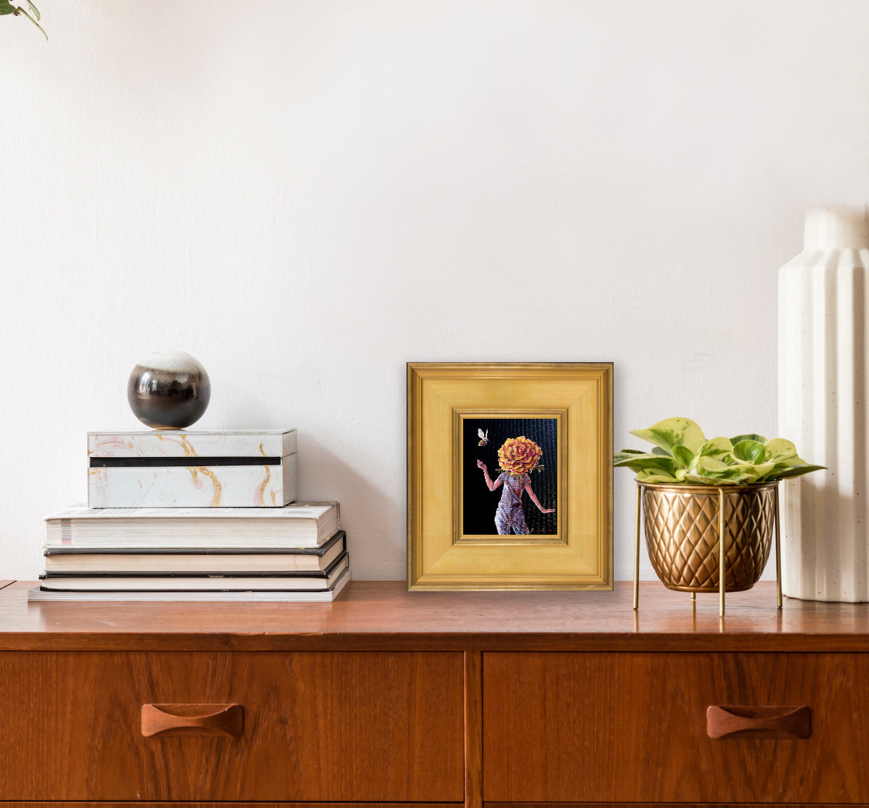 'Hydrangea', 'Peony' and 'Marigold' Collectible Art Cards