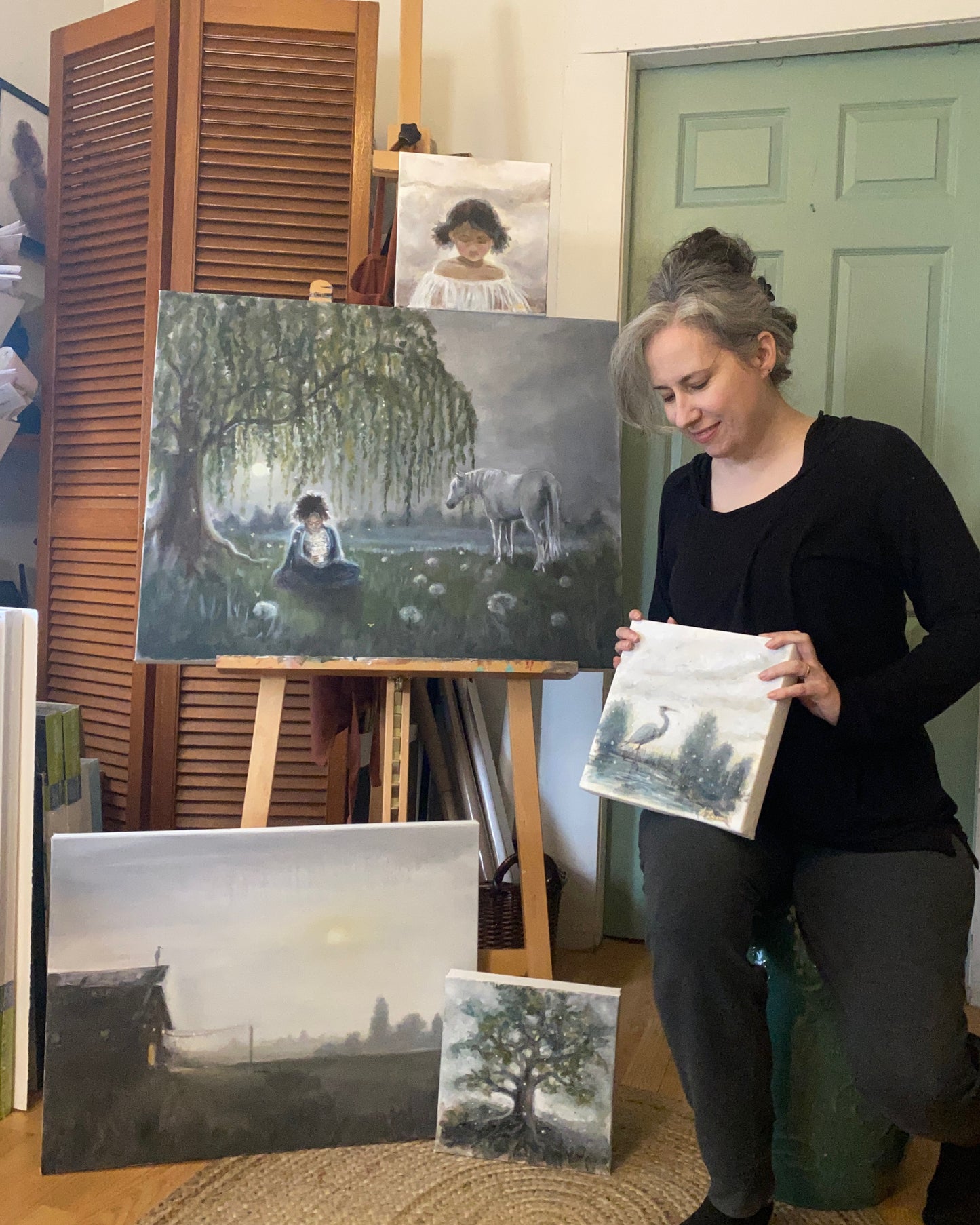 'Where the Moonlight Glows' 24x30"