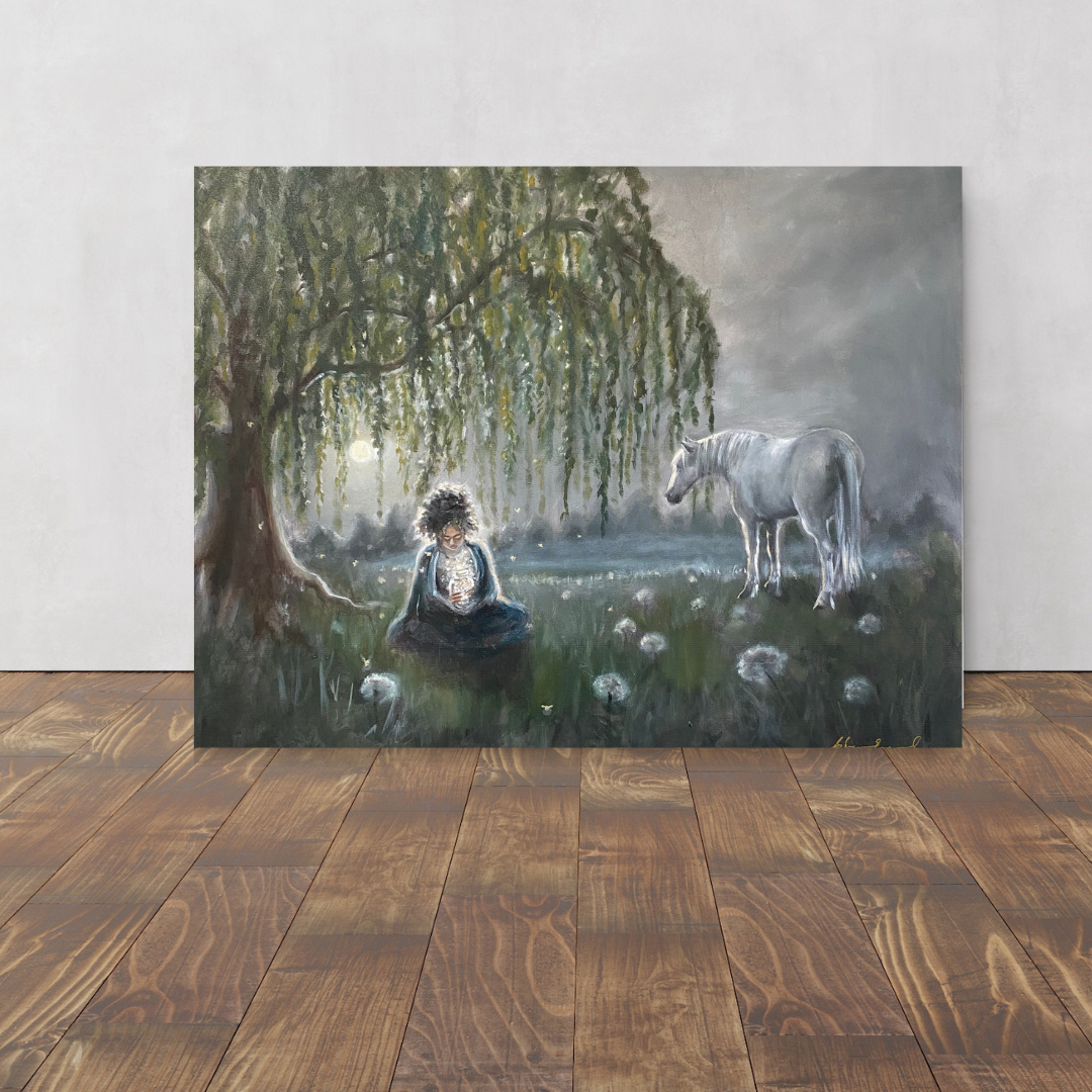 'Where the Moonlight Glows' 24x30"