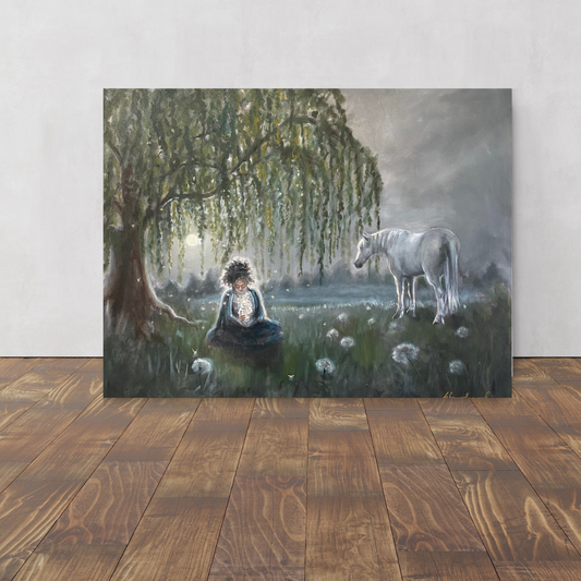 'Where the Moonlight Glows' 24x30"