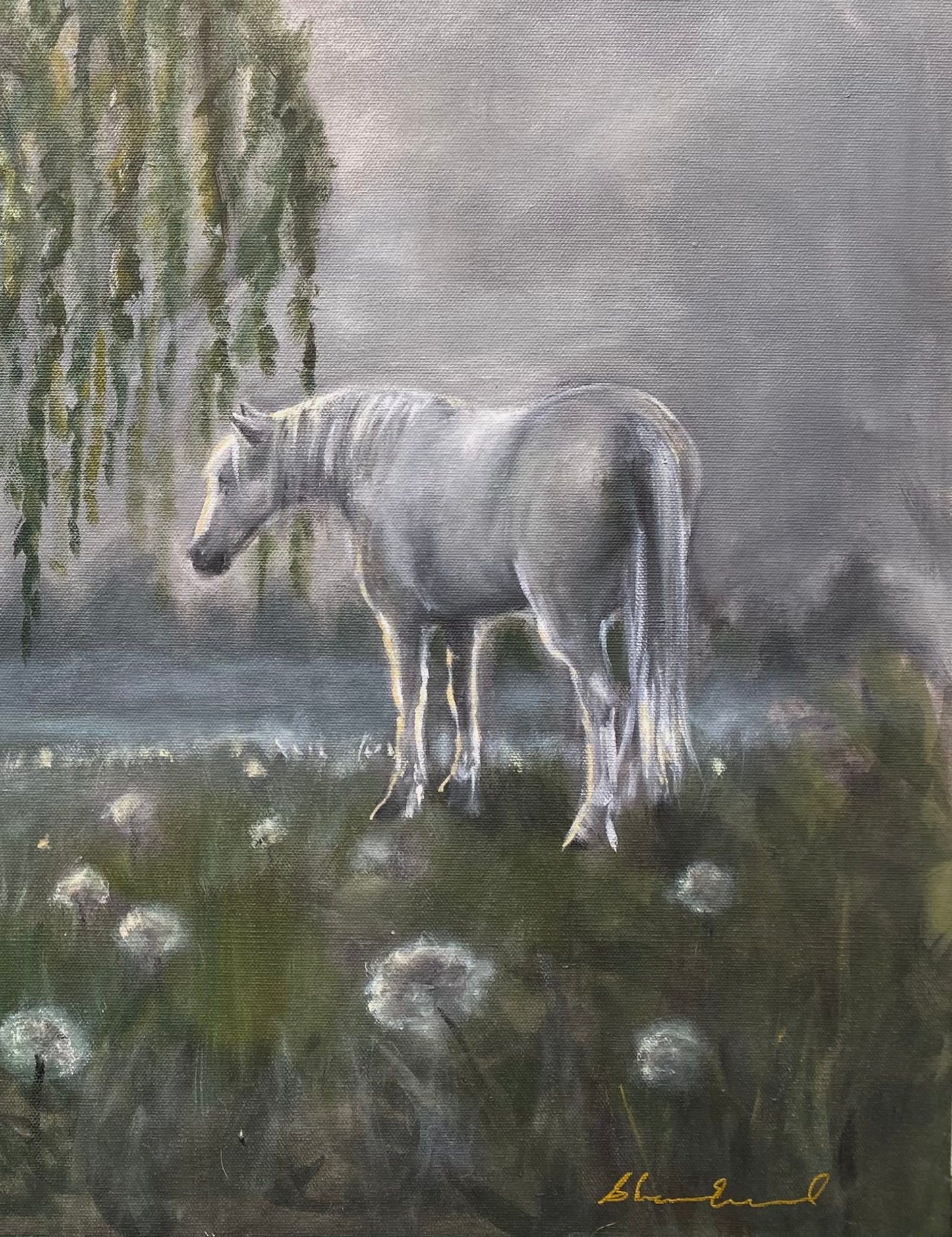 'Where the Moonlight Glows' 24x30"