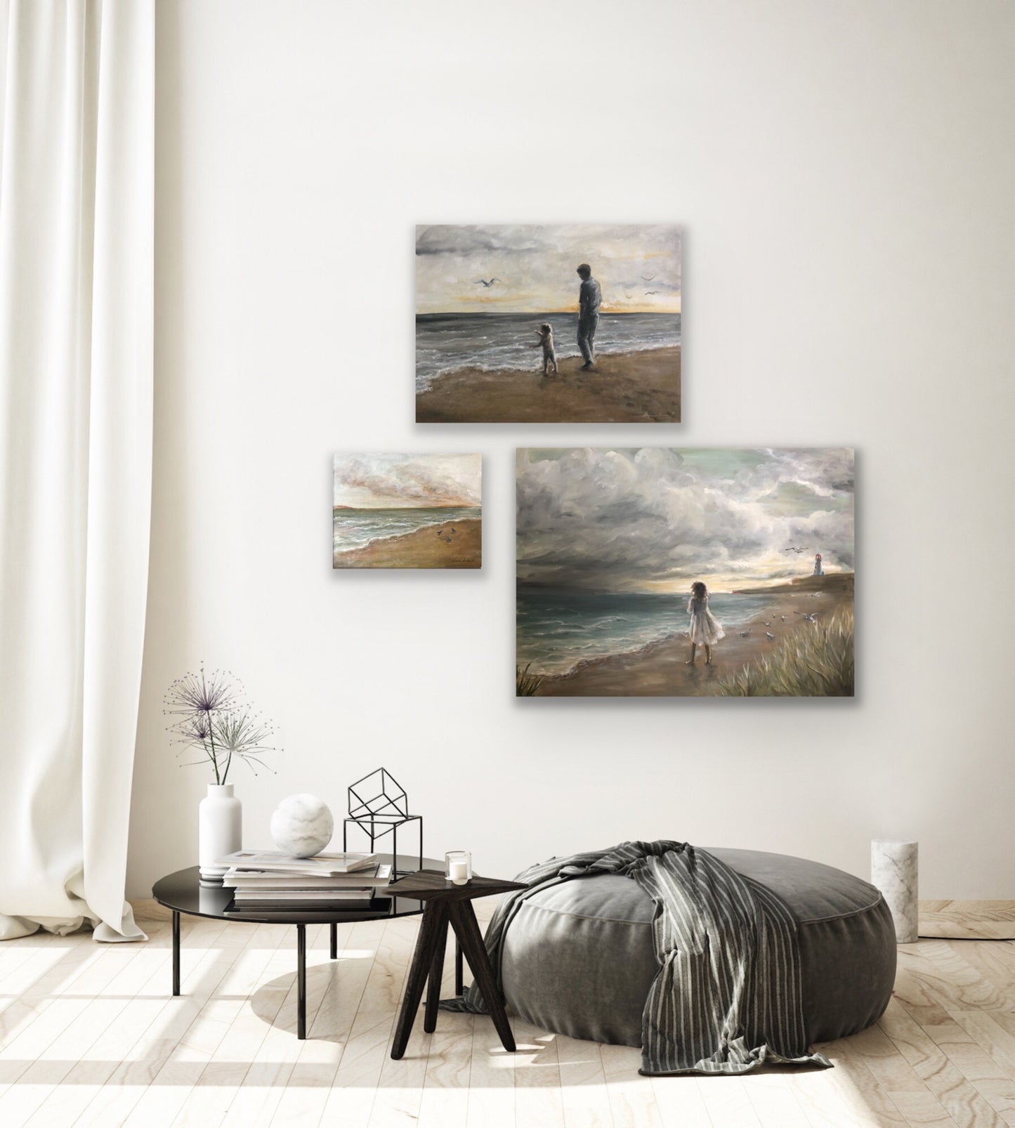 'The Seaside' 11x14 Oil