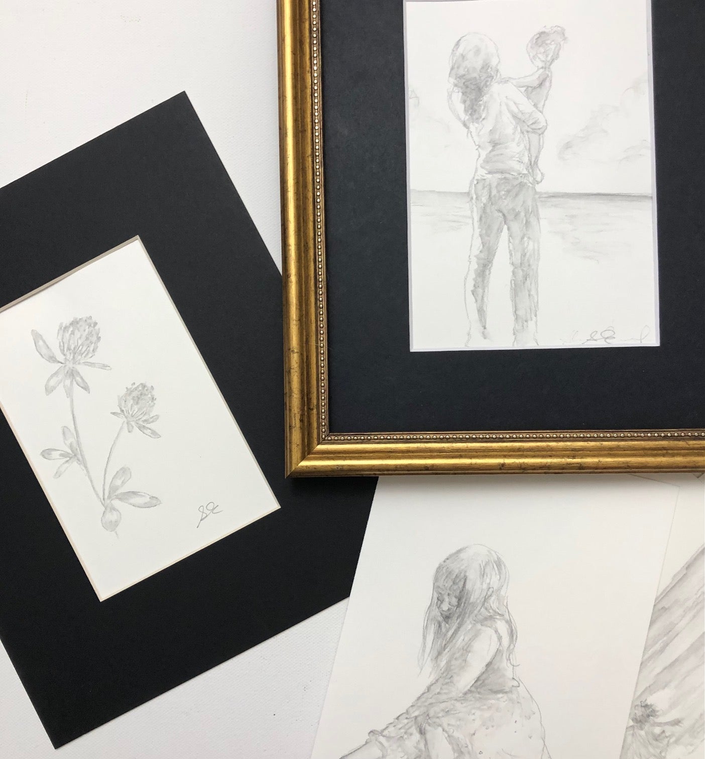 Graphite Sketch No 1 - 'Sundress'