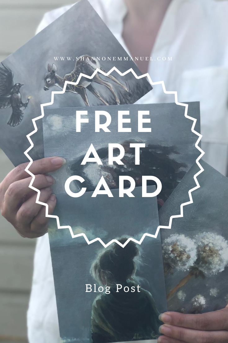 GIVEAWAY! Free Art Card to Show I Care
