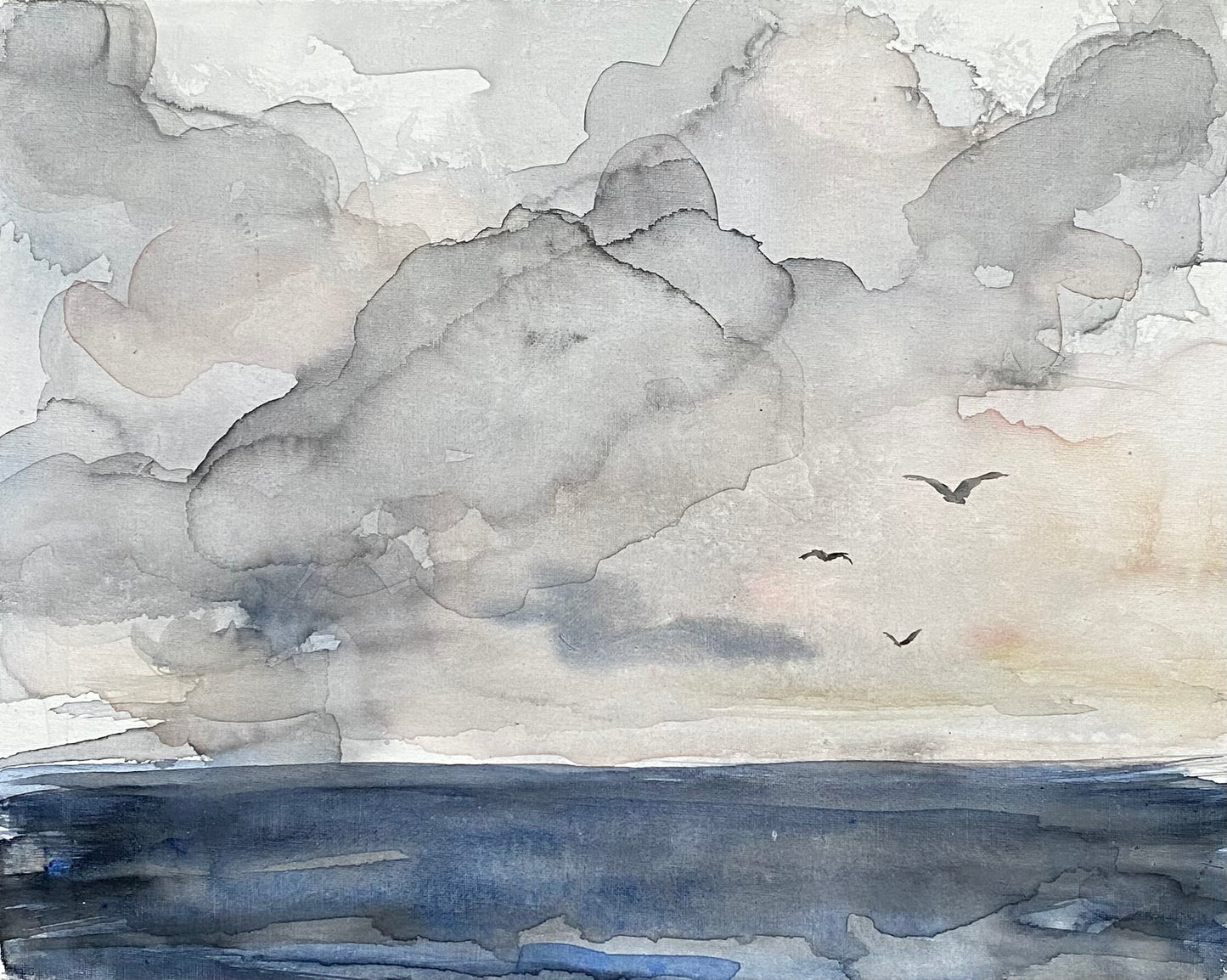 Evening Sky - 8x10 Watercolour